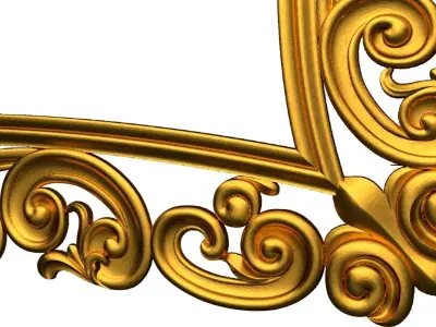 Frame mirror 3D model 11 3D print model