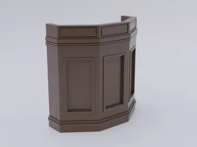 Pulpit Column 3D model