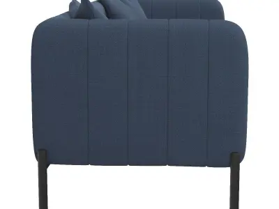Jaxon Dark Blue Sofa 3D model