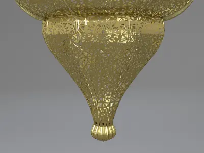TAJ moroccan lamp Low-poly 3D model