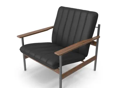 Norwegian Lounge Chair Low-poly 3D model