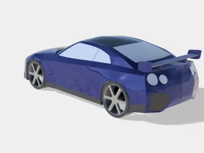 Nissan GT-R 3D print toy car 3D print model