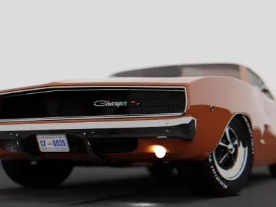 Dodge Charger 1968 3D model