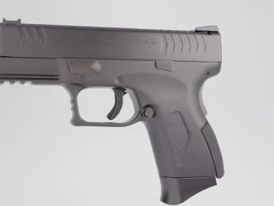 Pistol Low-poly 3D model