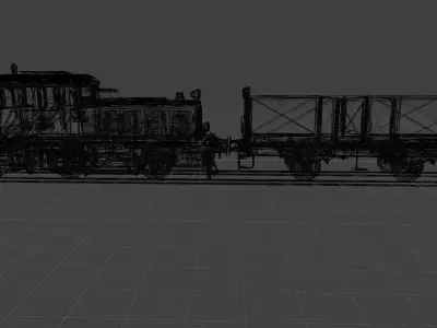 Diesel Shunter 3D model