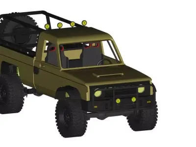 Toyota Pickup truck  3D print model