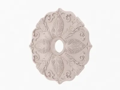 Classic Ceiling Medallion 09 3D model