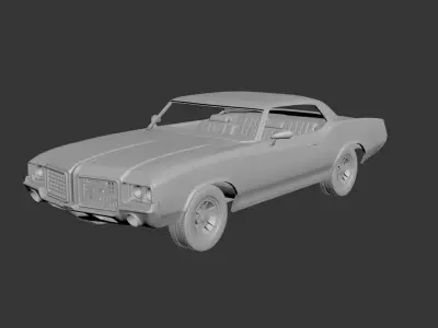 Oldsmobile Cutlass Supreme 1972  3D print model