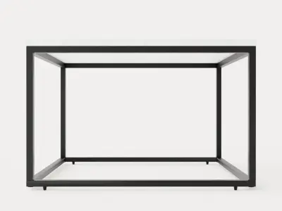 Carrie Coffee Table 70 Cm Marble Low-poly 3D model