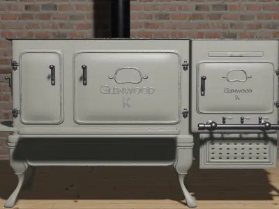 3d Vintage Range 3D model