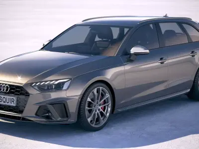 Audi S4 Avant 2020 3D model