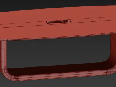 Modern conference desk 3D model