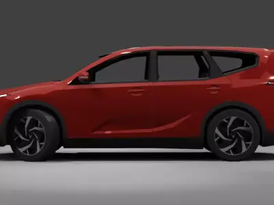 2025 Vinfast Limo Green Limogreen  Low-poly 3D model