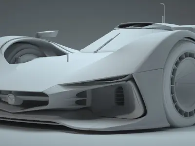 MAZDA 55LM GT VISION FURAI 3D model