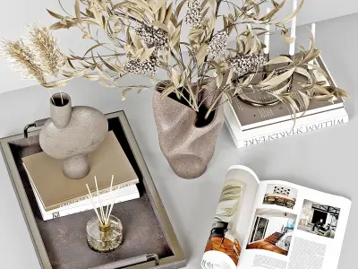 decorative set26 3D model purchase