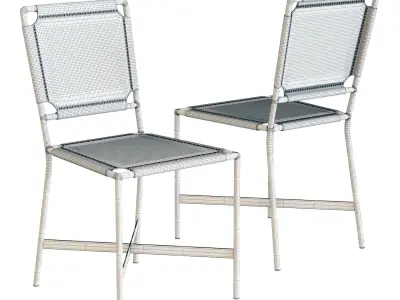 Crate and Barrel - Laredo Dining Chair 3D model