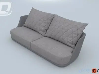 Pura Vida Sofa 3D model