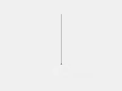 Ribbon Lamp Low-poly 3D model