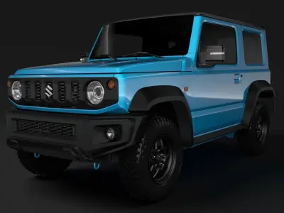 Suzuki Jimny Sierra JC 2020 3D model