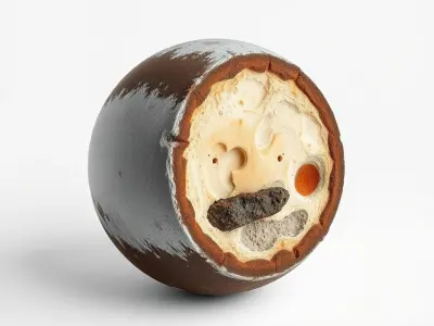 Pipe Crosssection Model Pack with Materials Low-poly 3D model