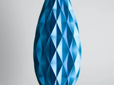 Diamond Vase 3D print model
