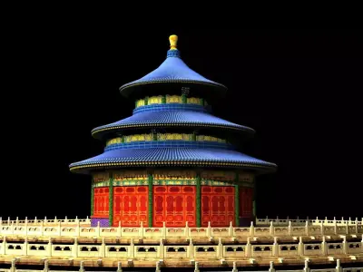 Chinese Beijing temple of Heaven 3D model