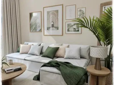 Living Room 5 Blender Scene 3D model