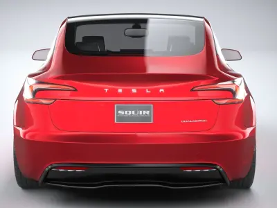 Tesla Model 3 2024 3D model