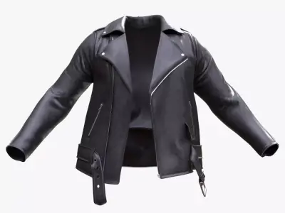 Jacket 25 - All MH Bodies - UE5 Skeletons - Rigged Low-poly 3D model