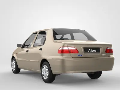 Fiat Albea 2003 3D model