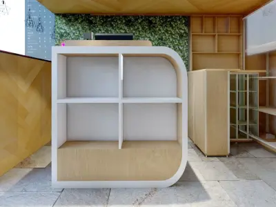 Modern Shop 3D model