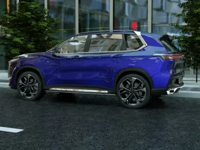 Generic SUV v17 Low-poly 3D model