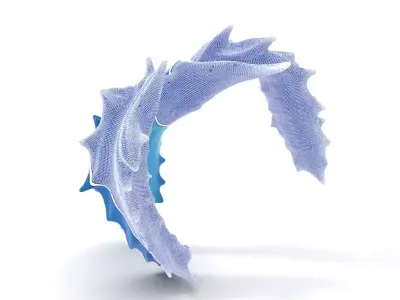 Cerulean Spiky Bracelet model pack Texture