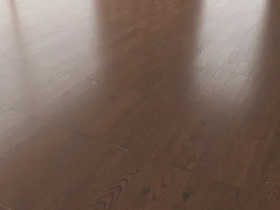 Parquet Oak Seal Brown WWL set 3 3D model