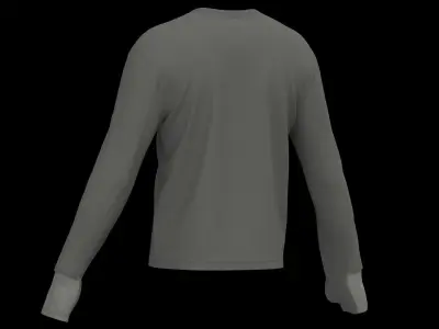 Male longsleeve 3D model