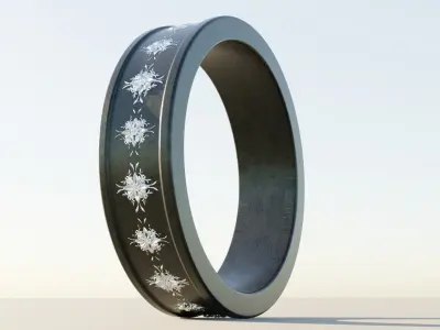 Wedding Ring Titanium 3D print model