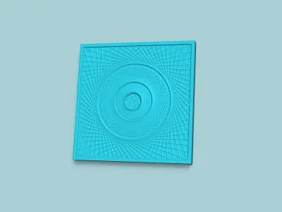 Wall Panel A19 Ornament - Interior Design Decoration 3D print model