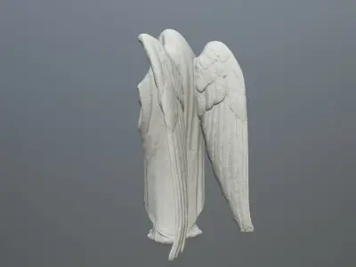 Angel Statue 01  3D print model