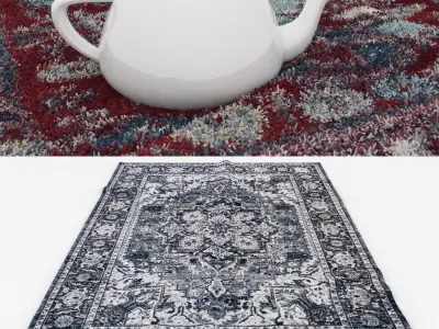 Rugs No 572 Low-poly 3D model
