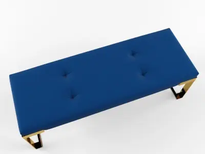 bed seat - bench 3D model