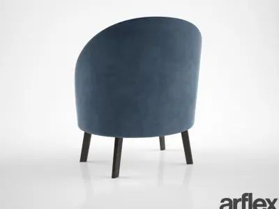 Arflex Jules armchair 3D model