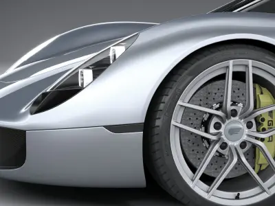 Gordon Murray T33 2024 3D model