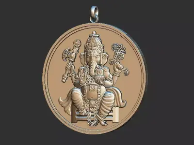 Ganesh ji Loket design 3D print model