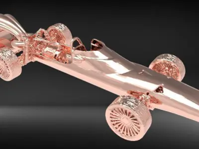 Formula F1 RC car Pendant Key Chain 3D print model