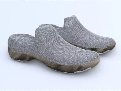 Summer Shoes Low-poly 3D model