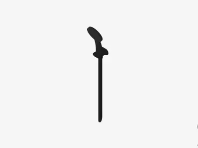 Shower - Hand - Luxury - Feather Low-poly 3D model