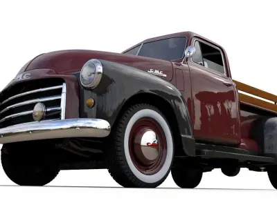 GMC 3100 PICKUP TRUCK 1952 3D model