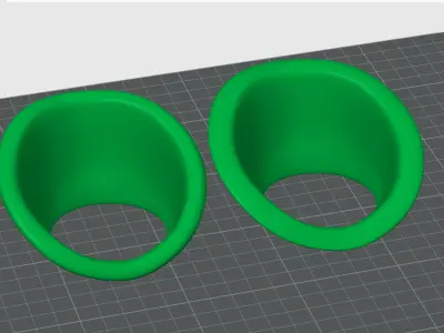 Mitsubishi Pajero GLX Sport fog light cover 3D print model