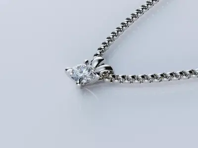 Diamonds Pendant Set 3D print model