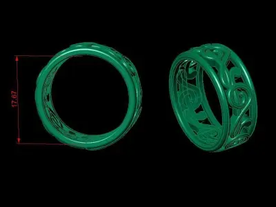 Ring Music 3D print model